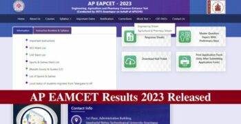 AP EAMCET Results 2023 Released Check Your Rank and Score Now (Direct Link) @cets.apsche.ap.gov.in