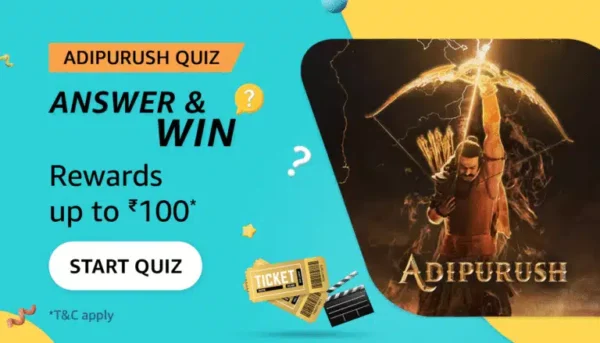 Amazon Adipurush Quiz Answers Adipurush is Based On Which Indian Epic?